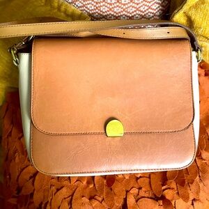 NWT Madewell The Abroad Shoulder Bag:
Colorblock Edition